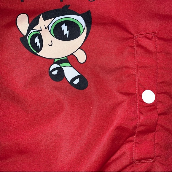 Members Only x The Powerpuff Girls Súper Fierce Varsity Jacket-Size L New - Picture 4 of 15